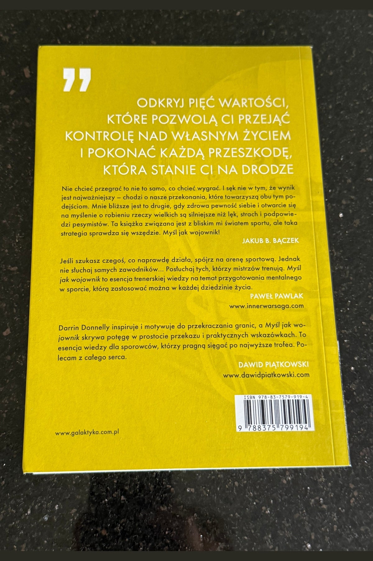 🇵🇱Polish Book - Darrin Donnelly - Mysl jak Wojownik