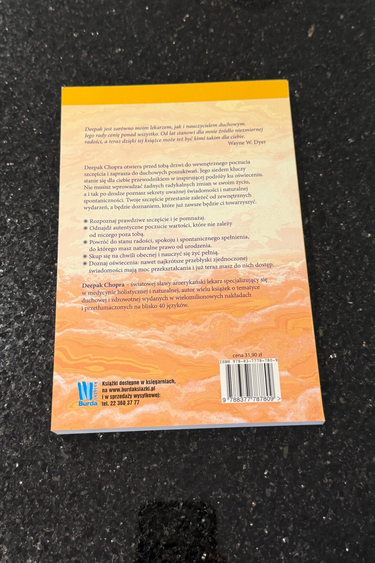🇵🇱Polish Book - Deepak Chopra - Jak osiągnąć prawdziwe i trwałe szczęście