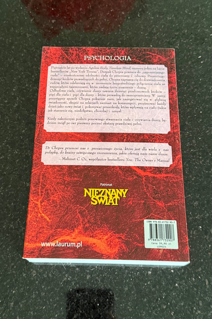 Polish 🇵🇱 Book - Deepak Chopra - Odbudowa Ciala Odzywianie Duszy
