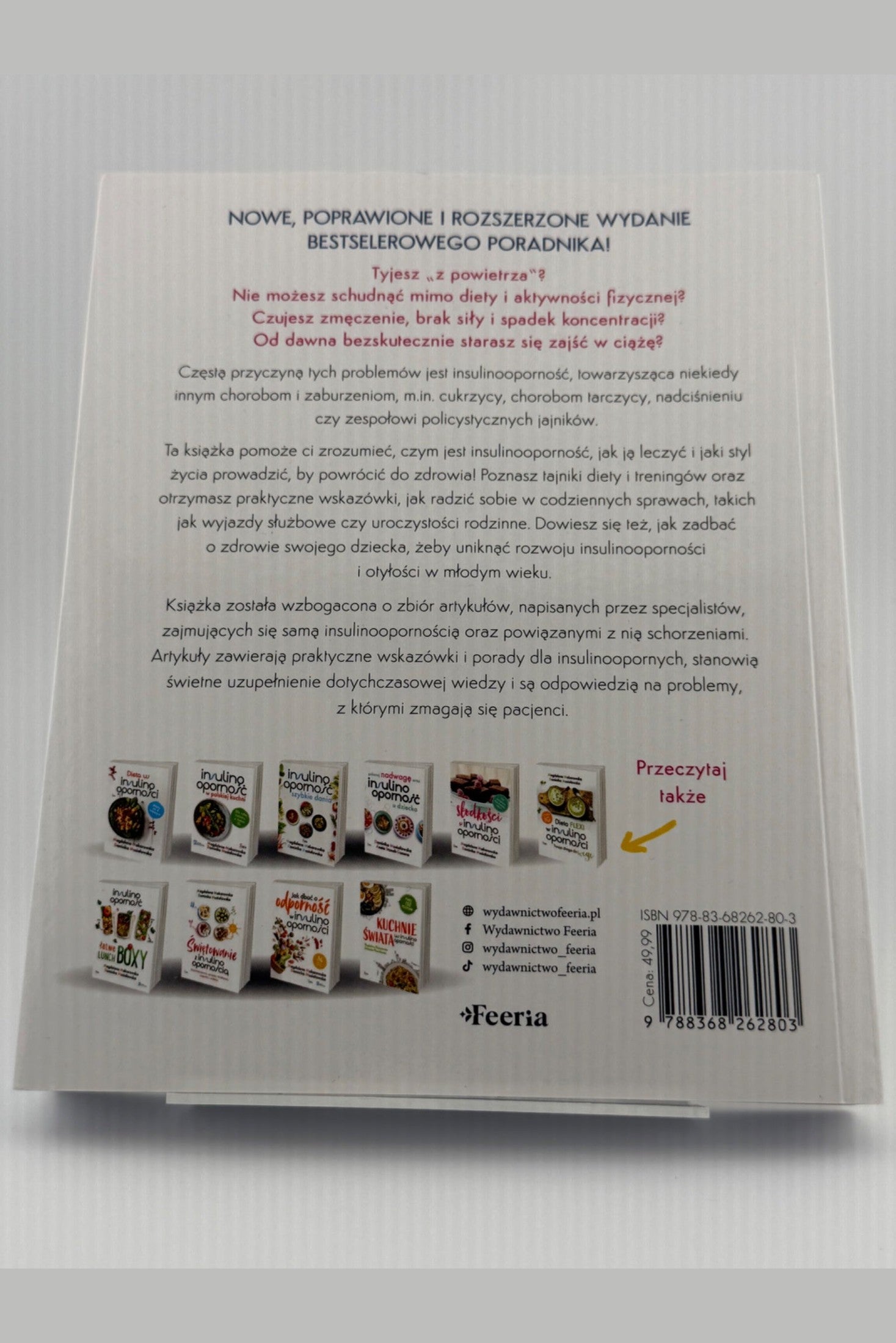 🇵🇱Polish Book - Dominika Musiałowska - Insulinooporność. Zdrowa dieta i zdrowe życie