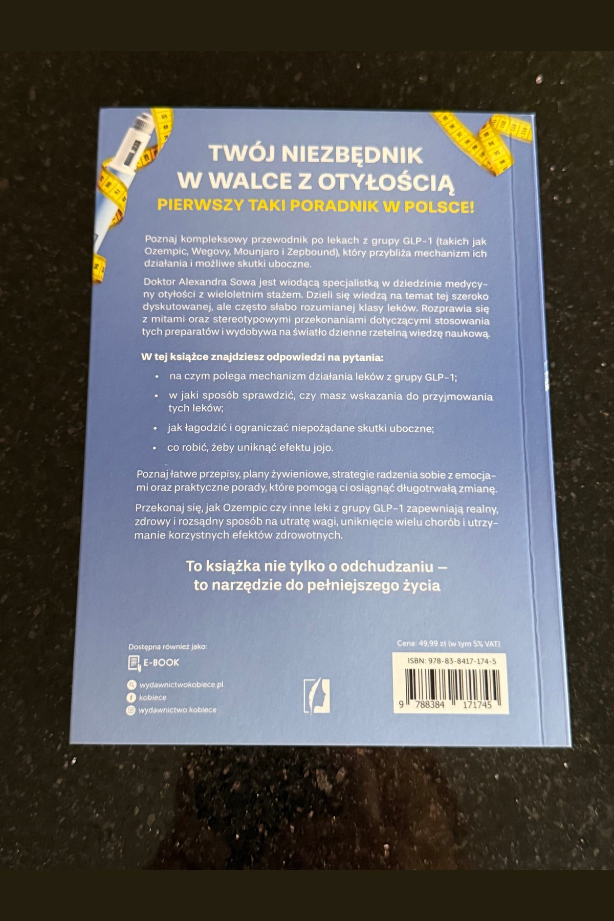 Polish 🇵🇱 Book - Dr. Aleksandra Sowa - Ozempik Rewolucja