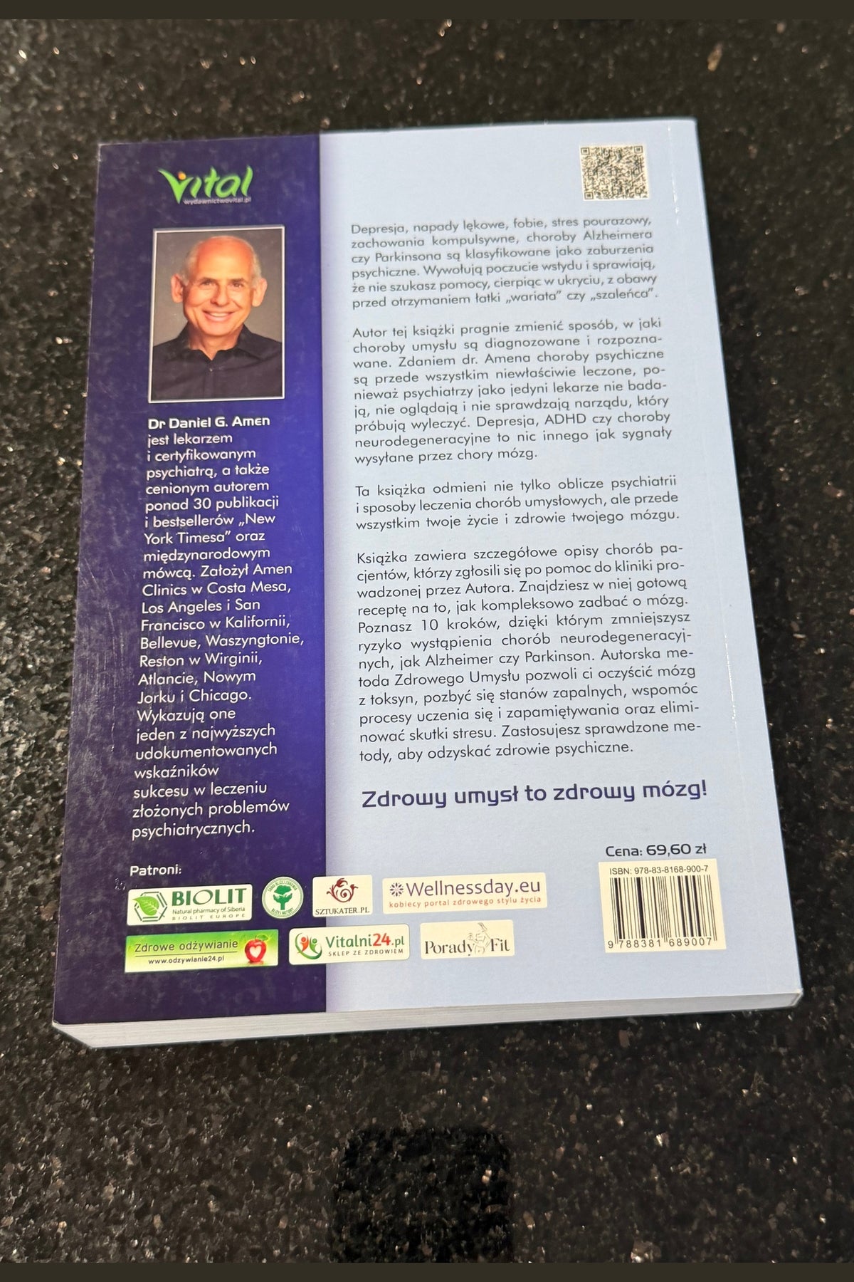 🇵🇱Polish Book - Dr. Daniel G. Amen - Zdrowy Umysł