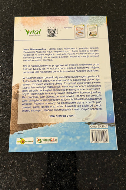 🇵🇱Polish Book - Dr. Iwan Nieumywakin - Sól - Lecznicze Wlasciwosci Właściwości