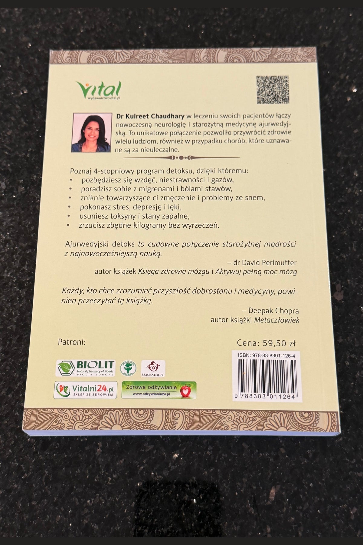 🇵🇱Polish Book Dr. Kulreet Chaudhary - Ajurwedyjski Detoks