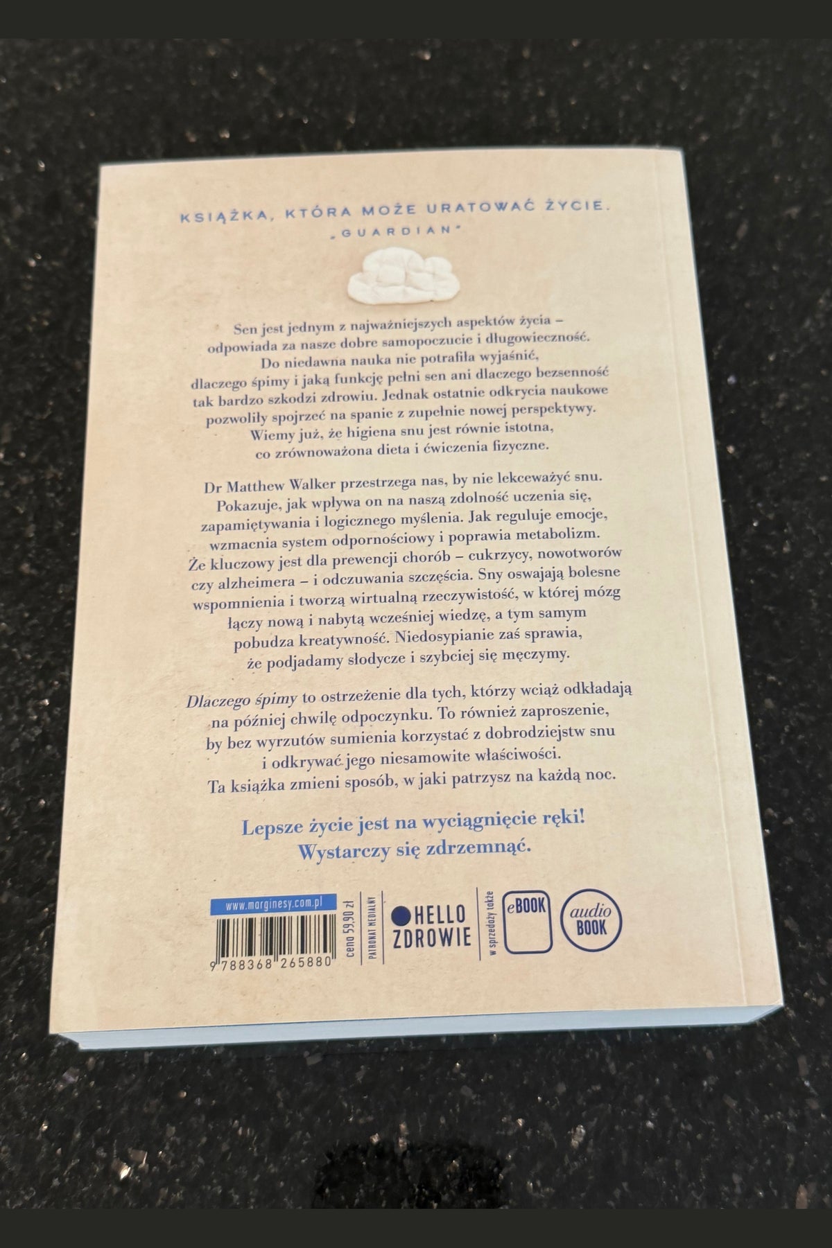 🇵🇱Polish Book - Dr.Matthew Walker - Dlaczego Spimy Śpimy
