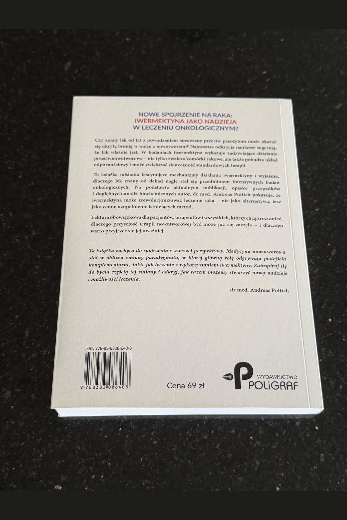 🇵🇱Polish Book - Dr.Med.Andreas Puttich - Iwermektyna Przeciwko Rakowi