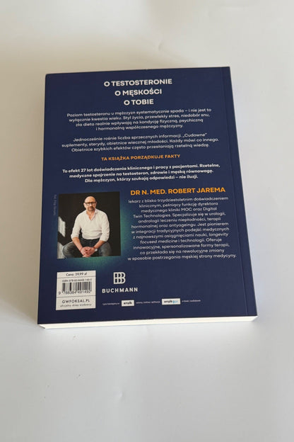 🇵🇱Polish Book - Dr N. Med. Robert Jarema - Supermoc Testosteron. Twoja Siła, Zdrowie i Pewność Siebie