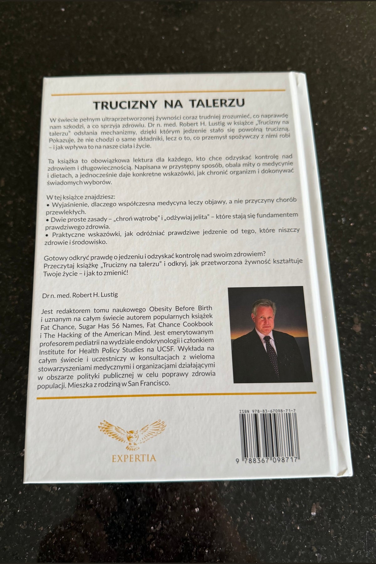 Polish 🇵🇱 Book - Dr. Robert H. Lusting - Trucizny na talerzu