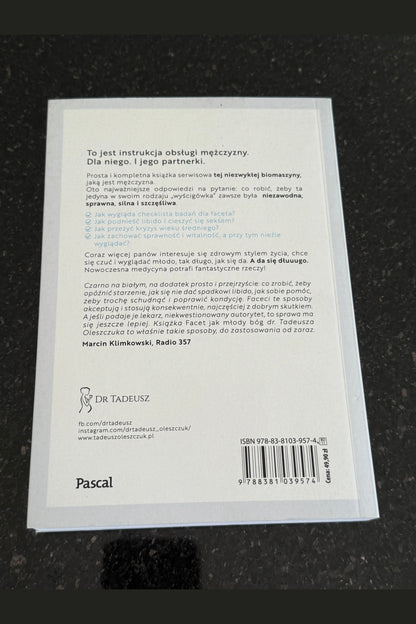 Polish 🇵🇱 Book - Dr. Tadeusz Oleszczuk - Facet Jak Mlody Bog Bóg