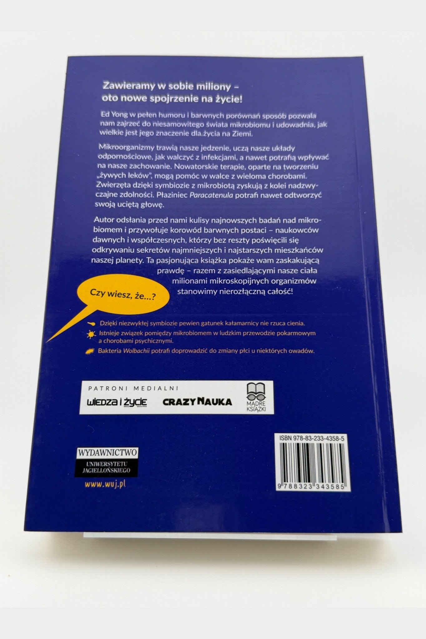 🇵🇱Polish Book - Ed Yong - Mikrobiom. Najmniejsze organizmy, które rządzą światem
