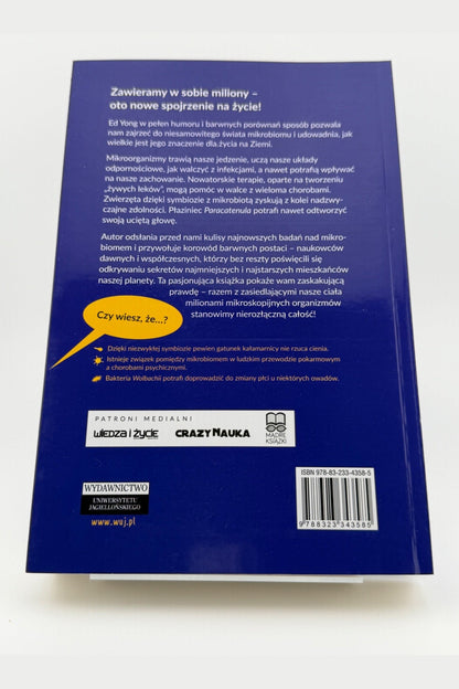 🇵🇱Polish Book - Ed Yong - Mikrobiom. Najmniejsze organizmy, które rządzą światem