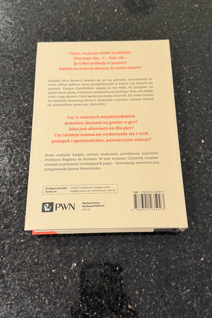 🇵🇱Polish Book - Eric Berne - W co graja ludzie