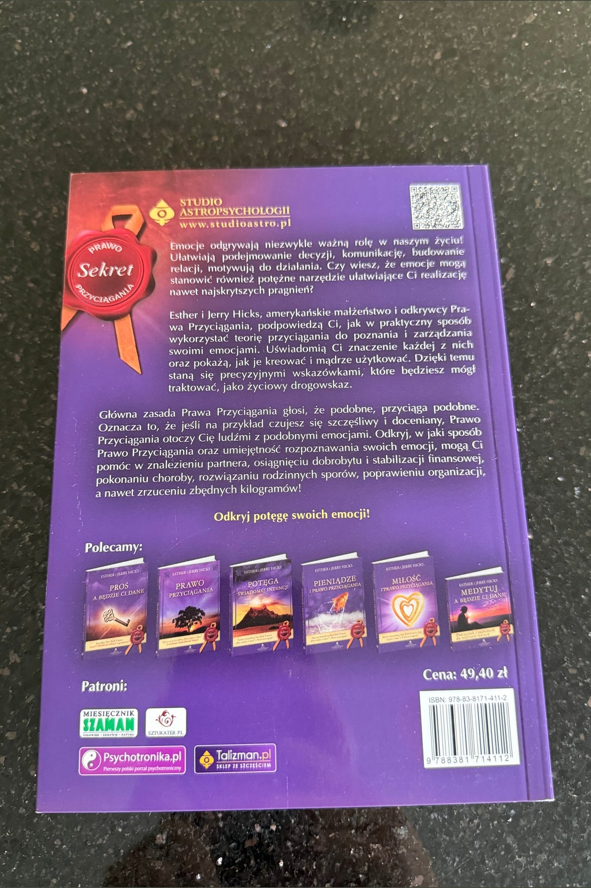 Polish 🇵🇱 Book - Esther i Jerry Hicks - Potęga Twoich Emocji