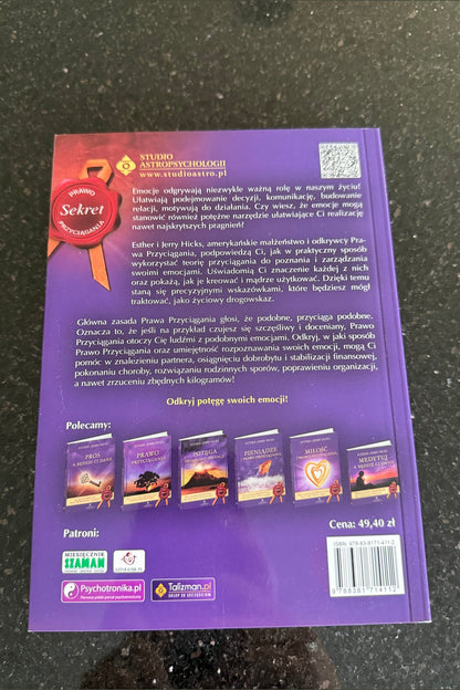 Polish 🇵🇱 Book - Esther i Jerry Hicks - Potęga Twoich Emocji