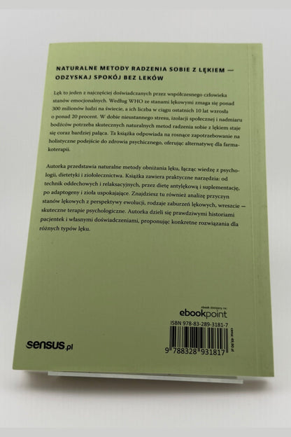 🇵🇱Polish Book - Ewa Wądołowska - Zaburzenia lękowe. Jak naturalnie przywrócić spokój i harmonię