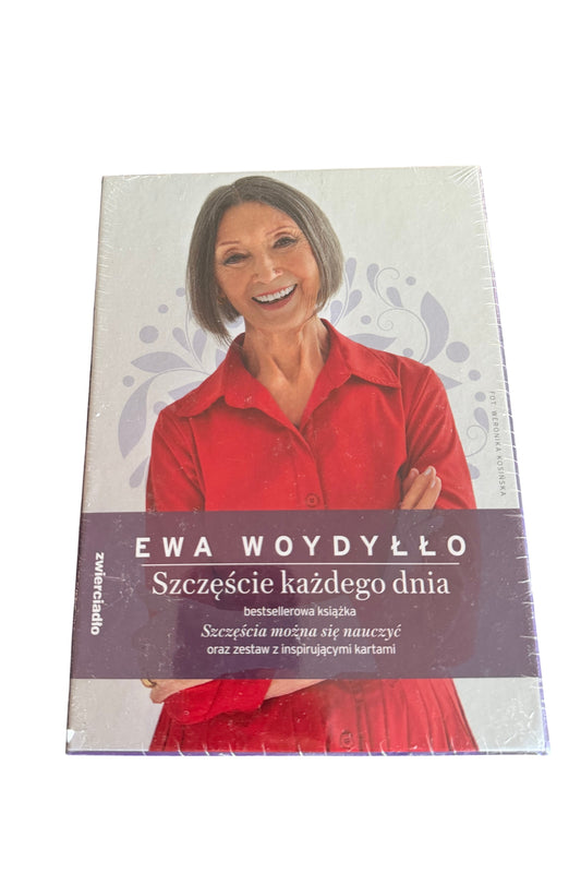 Polish 🇵🇱 Book - Ewa Wodyłło Wodyllo - Szczescia mozna sie nauczyc + Karty Inspiracji Zestaw - Next Day Delivery
