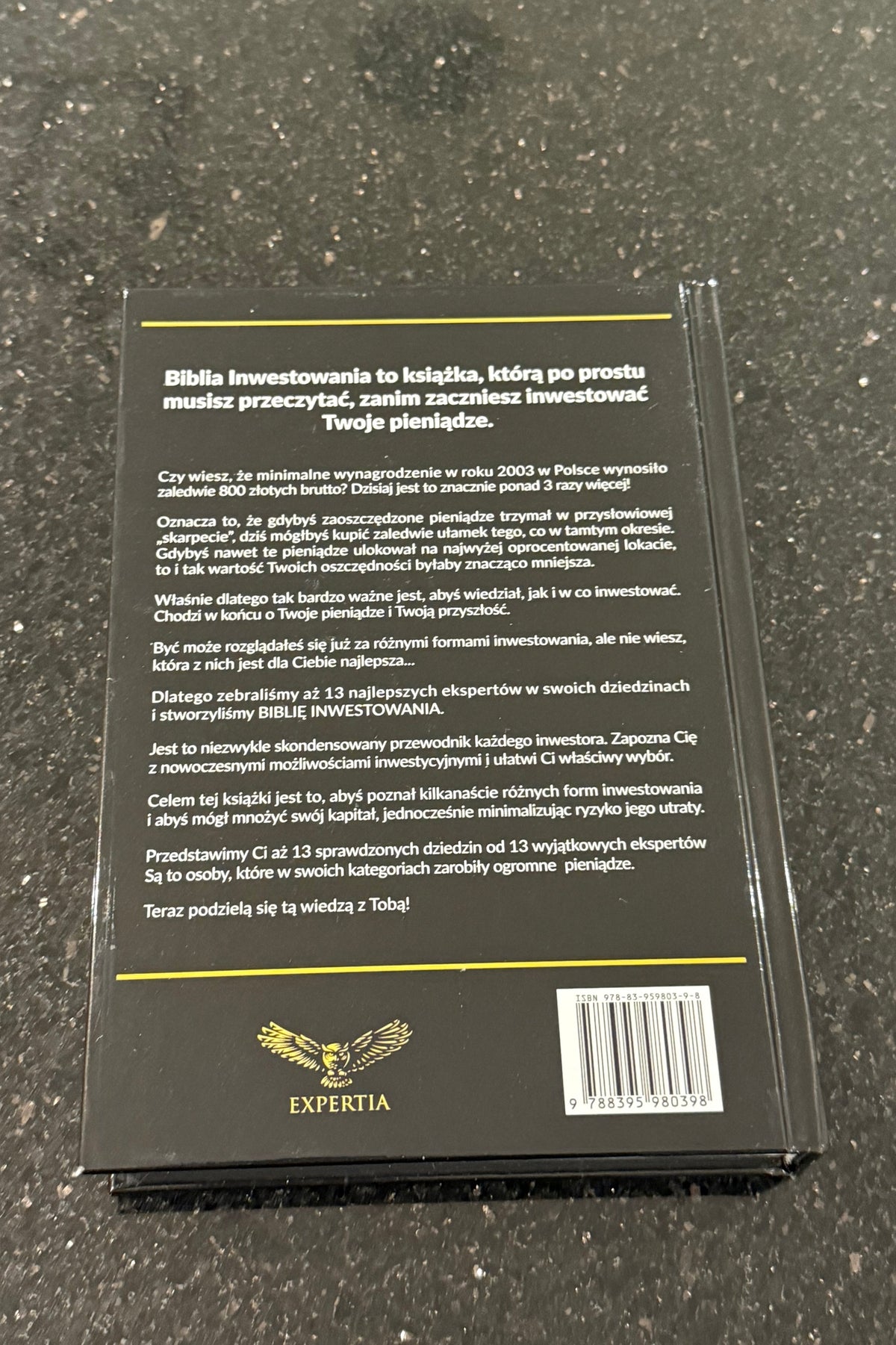 Polish 🇵🇱 Book - Expertia - Biblia Inwestowania - Ekspert w Bentleyu