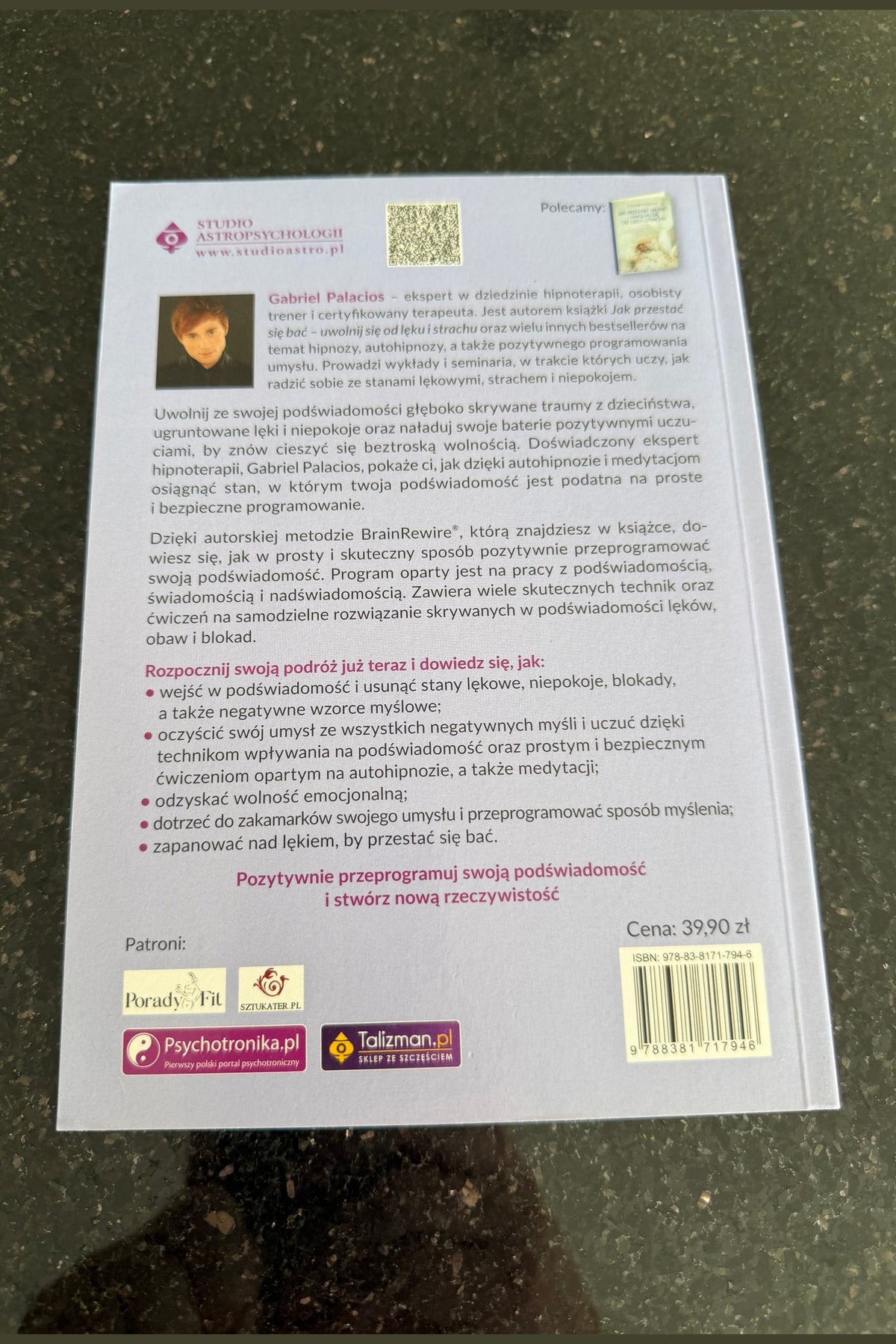 🇵🇱Polish Book - Gabriel Palacios - Pozytywne Programowanie Podswiadomosci Metoda Brain Rewire