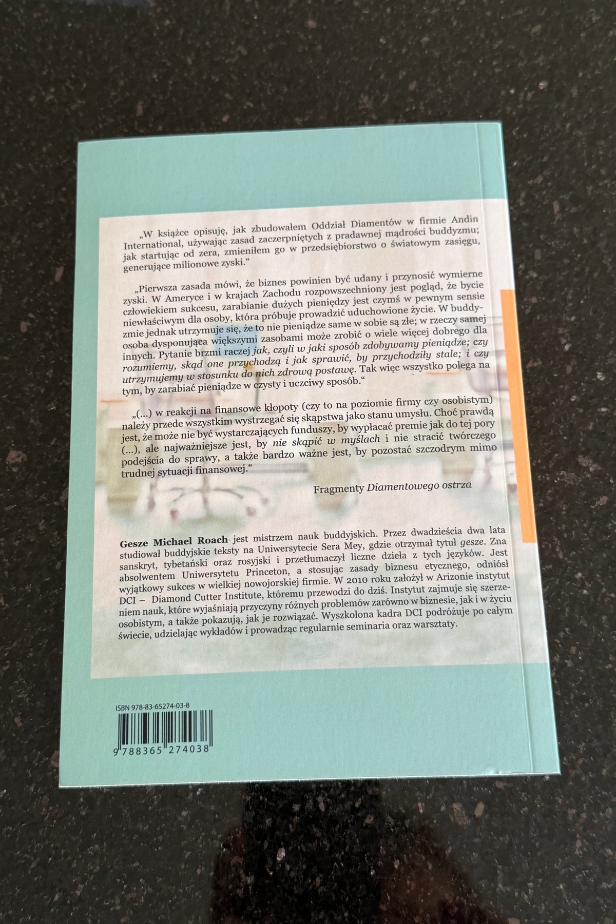 Polish 🇵🇱 Book - Gesze Michael Roach - Diamentowe ostrze