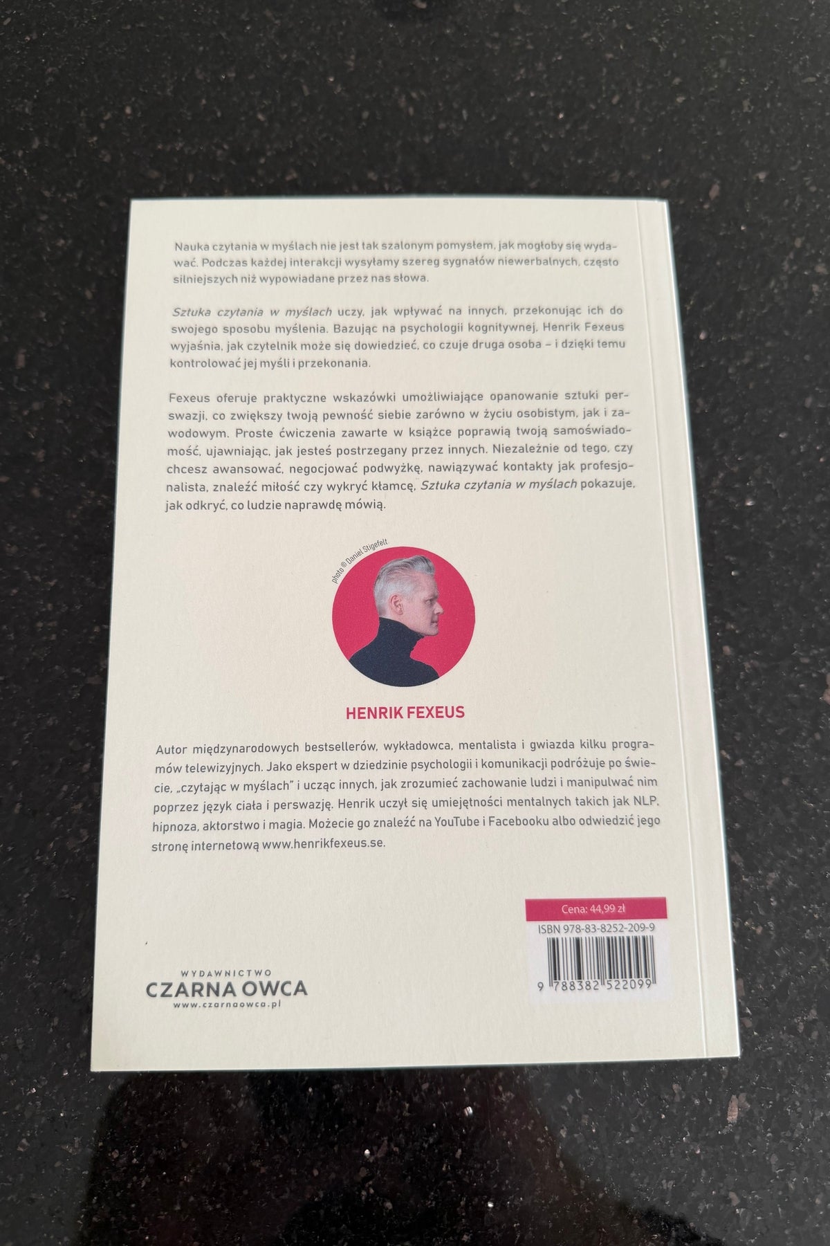 🇵🇱Polish Book - Henrik Fexeus - Sztuka czytania w myślach