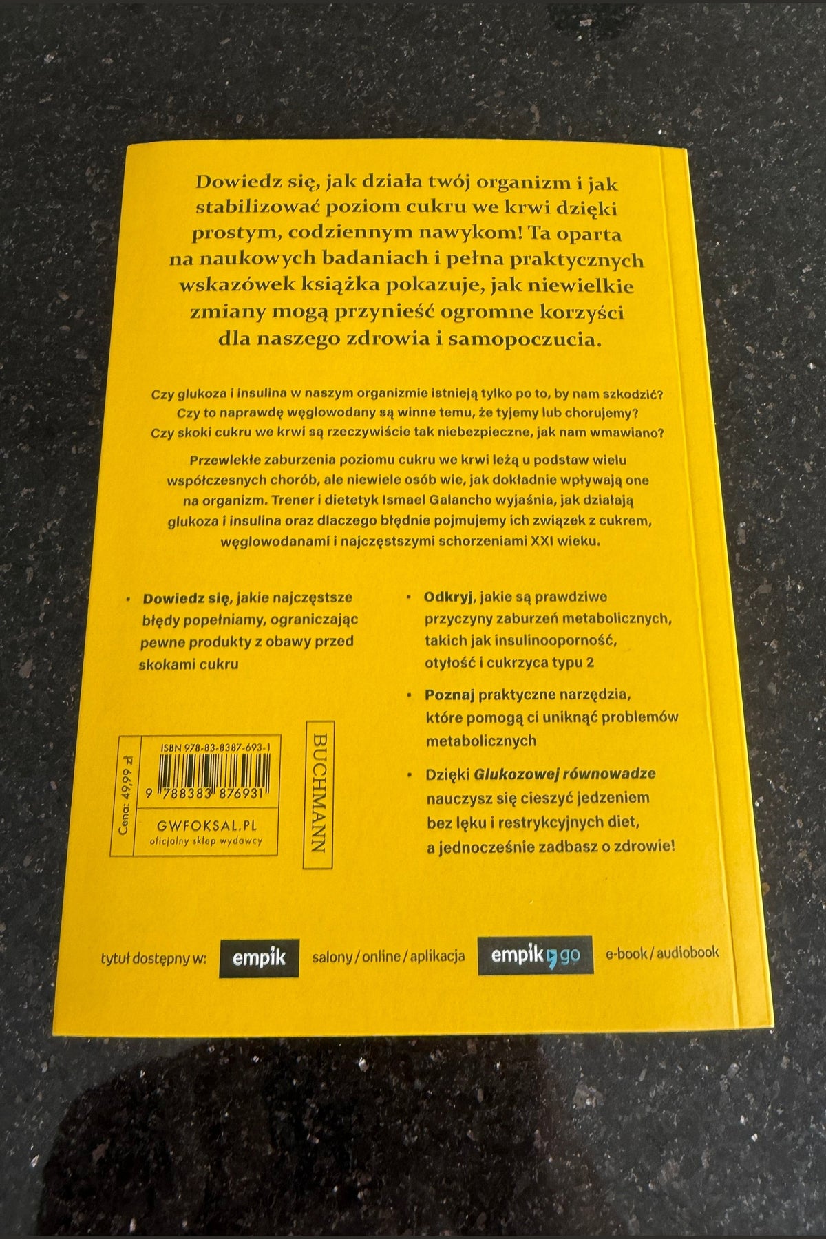 Polish 🇵🇱 Book - Ismael Galancho - Glukozowa Równowaga rownowaga