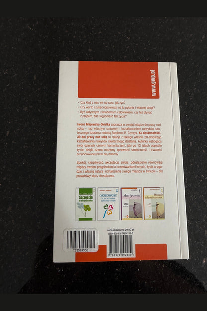 🇵🇱Polish Book - Iwona Majewska - Opielka - Ku doskonalosci. 30 dni pracy nad sobą