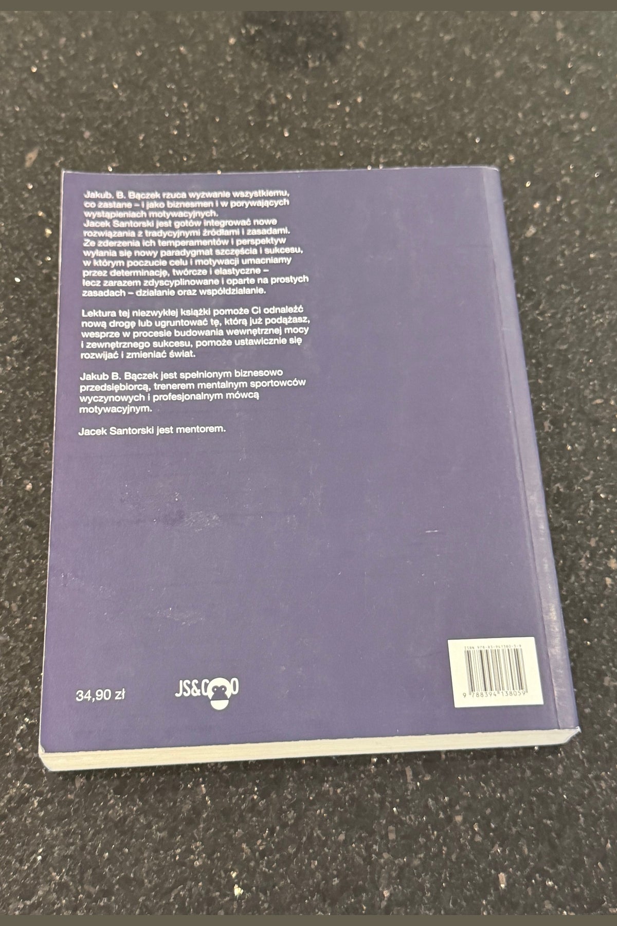 🇵🇱Polish Book - Jakub B. Baczek Bączek Jacek Santorski - Determinacja