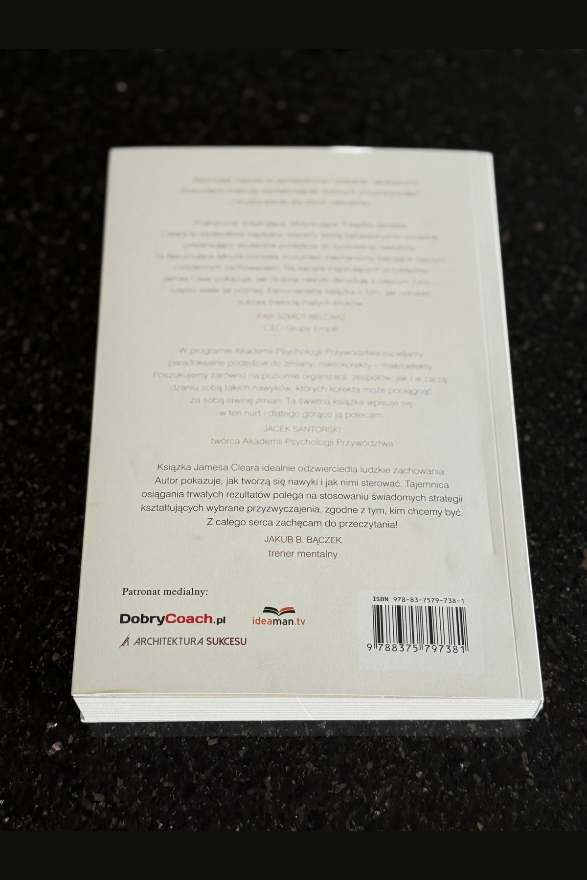 Polish 🇵🇱 Book - James Clear - Atomowe Nawyki
