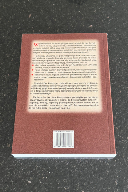 🇵🇱Polish Book - Jan Kwasniewski - Dieta Optymalna