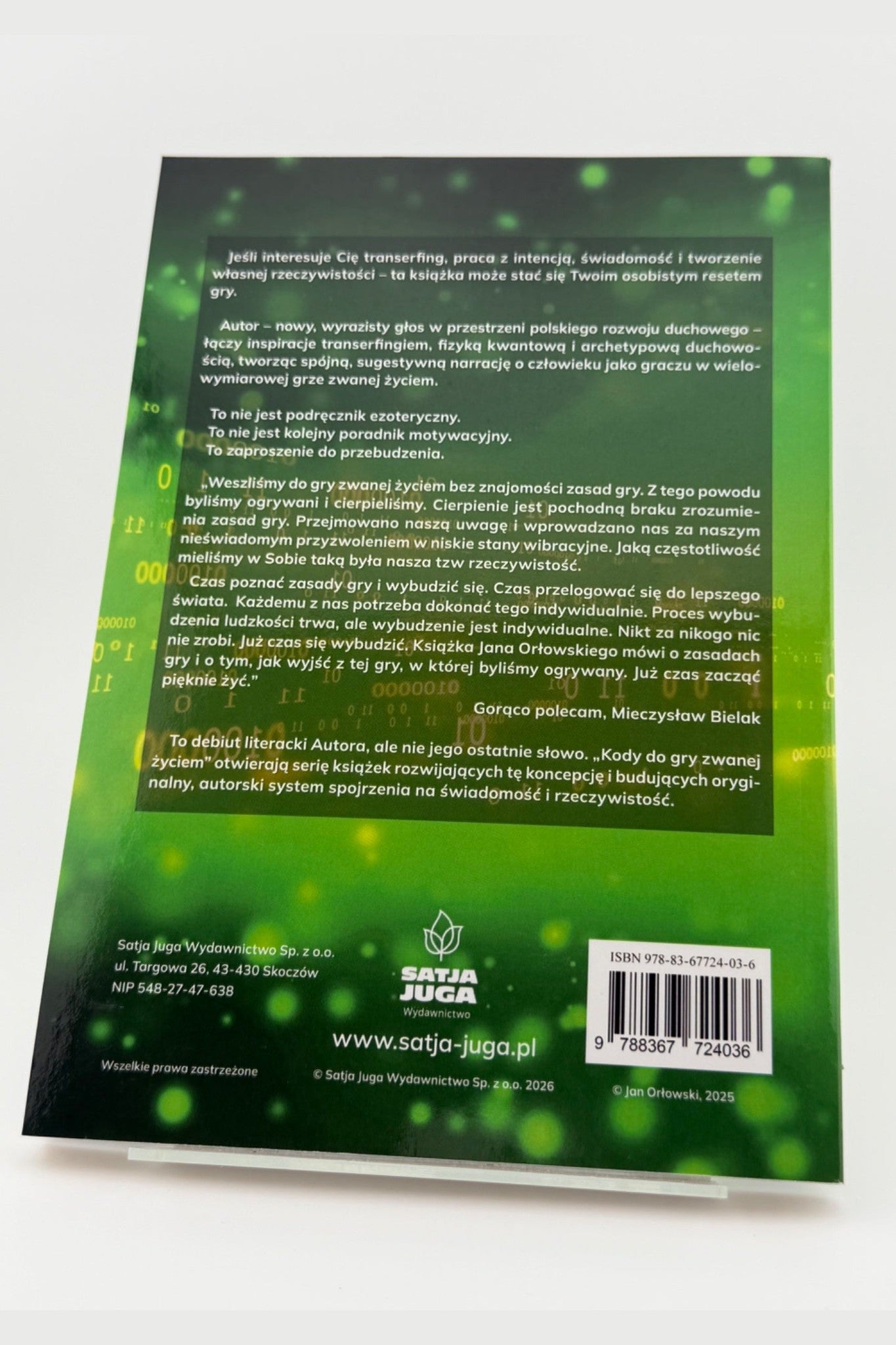 🇵🇱Polish Book - Jan Orłowski - Kody do gry zwanej życiem