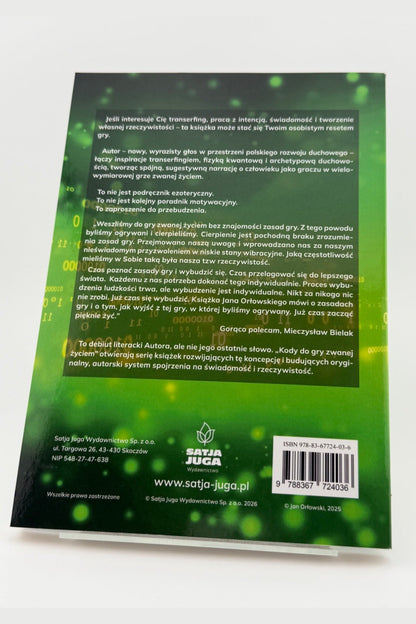 🇵🇱Polish Book - Jan Orłowski - Kody do gry zwanej życiem