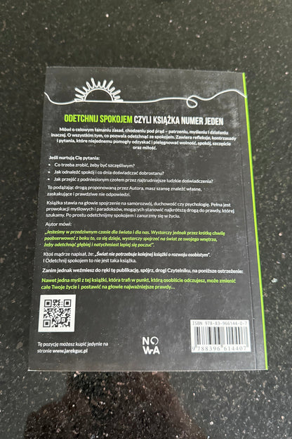 Polish 🇵🇱 Book - Jarek Guc - Odetchnij Spokojem