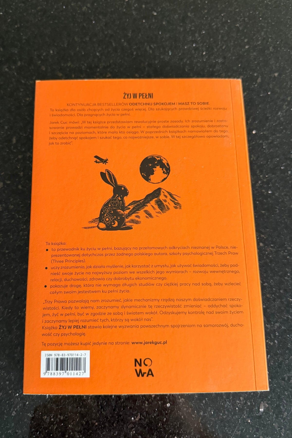 Polish 🇵🇱 Book - Jarek Guc - Zyj w pelni Żyj w pełni