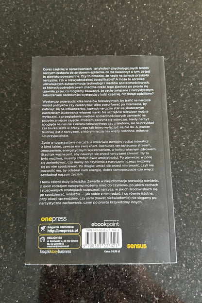 Polish 🇵🇱 Book - Jaroslaw Gibas - Narcyz Jak Sie Nie Dac Skrzywdzic I Jak Nie Krzywdzic Innych