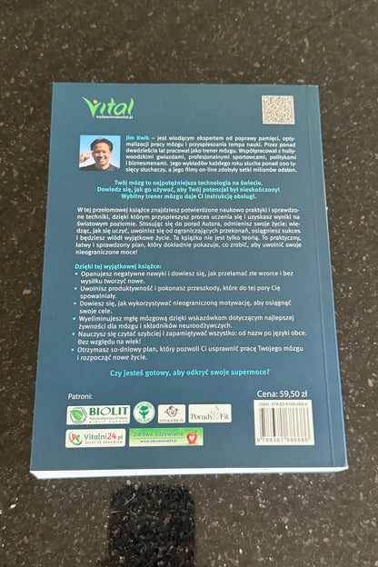 🇵🇱Polish Book - Jim Kwik - Mozg Mózg bez ograniczen