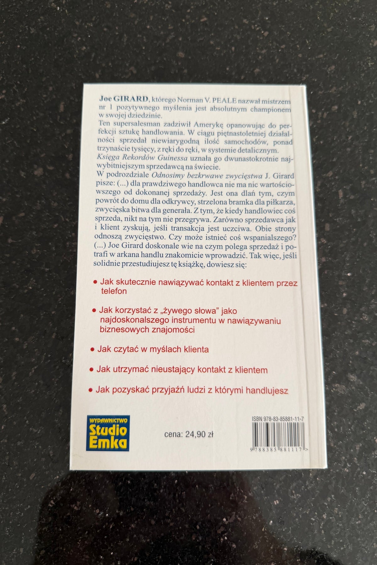 🇵🇱Polish Book - Joe Girard Stanley H.Brown - Każdemu sprzedasz wszystko, co zechcesz