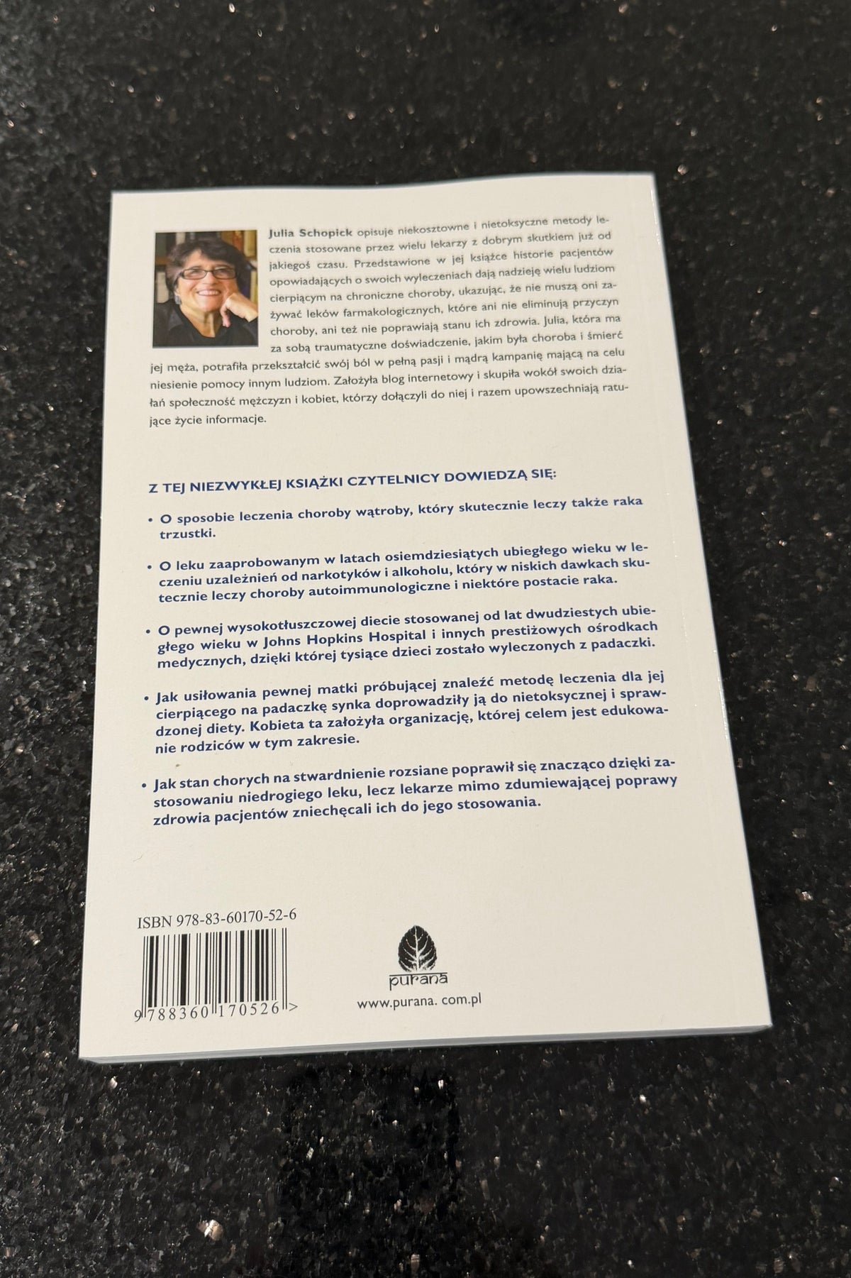 🇵🇱Polish Book - Julia Schopick - Medycyna Nieznana. Skuteczne Terapie