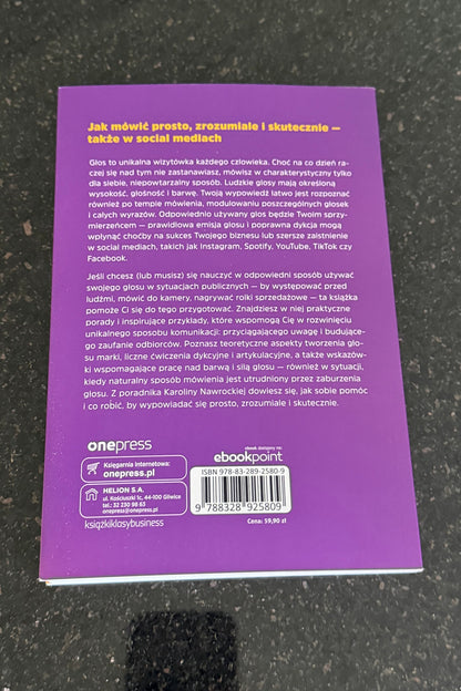 🇵🇱Polish Book - Karolina Nawrocka - Twój Glos Teoja Marka. Skuteczna komunikacja w praktyce