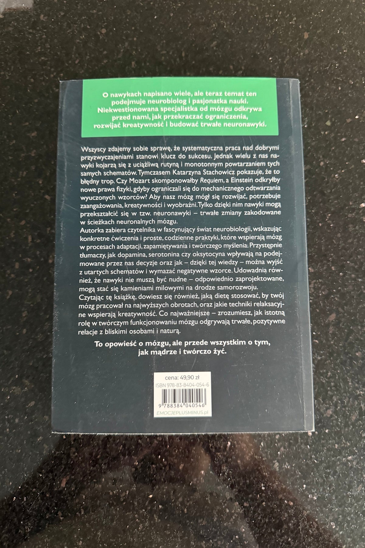 🇵🇱Polish Book - Katarzyna Stachowicz - Neuro Nawyki. Jak dzieki neuroplastycznosci zmienić swoj mózg