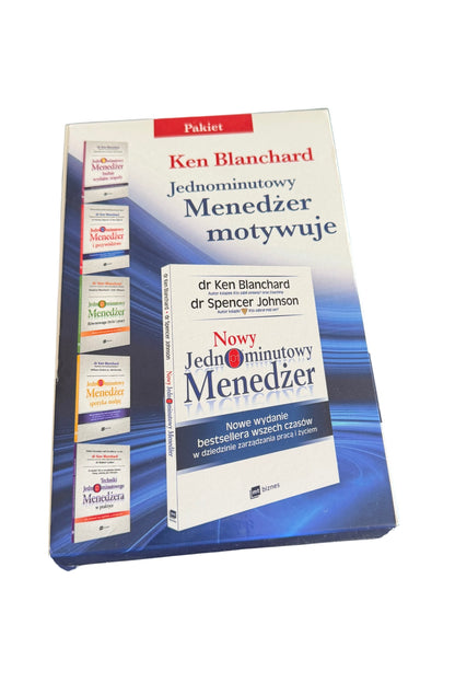 🇵🇱Polish Book - Ken Blanchard - Jednominutowy Manager Motywuje 6 Books Series Pack
