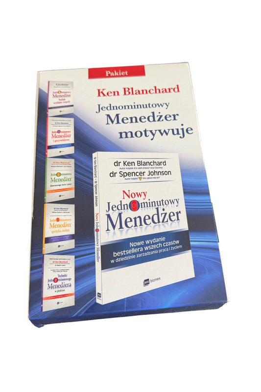 🇵🇱Polish Book - Ken Blanchard - Jednominutowy Manager Motywuje 6 Books Series Pack