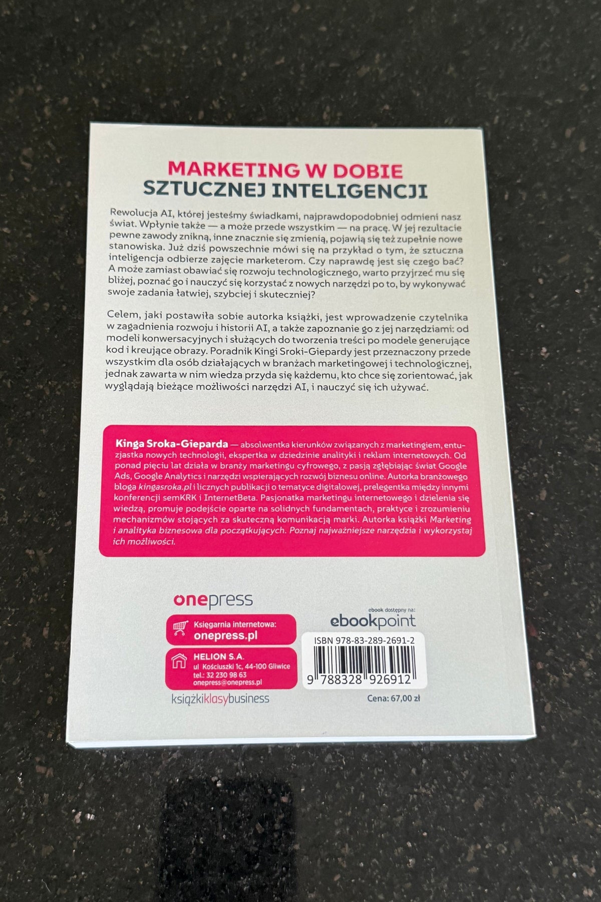 🇵🇱Polish Book - Kinga Sroka - Gieparda - Marketing Przyszłości