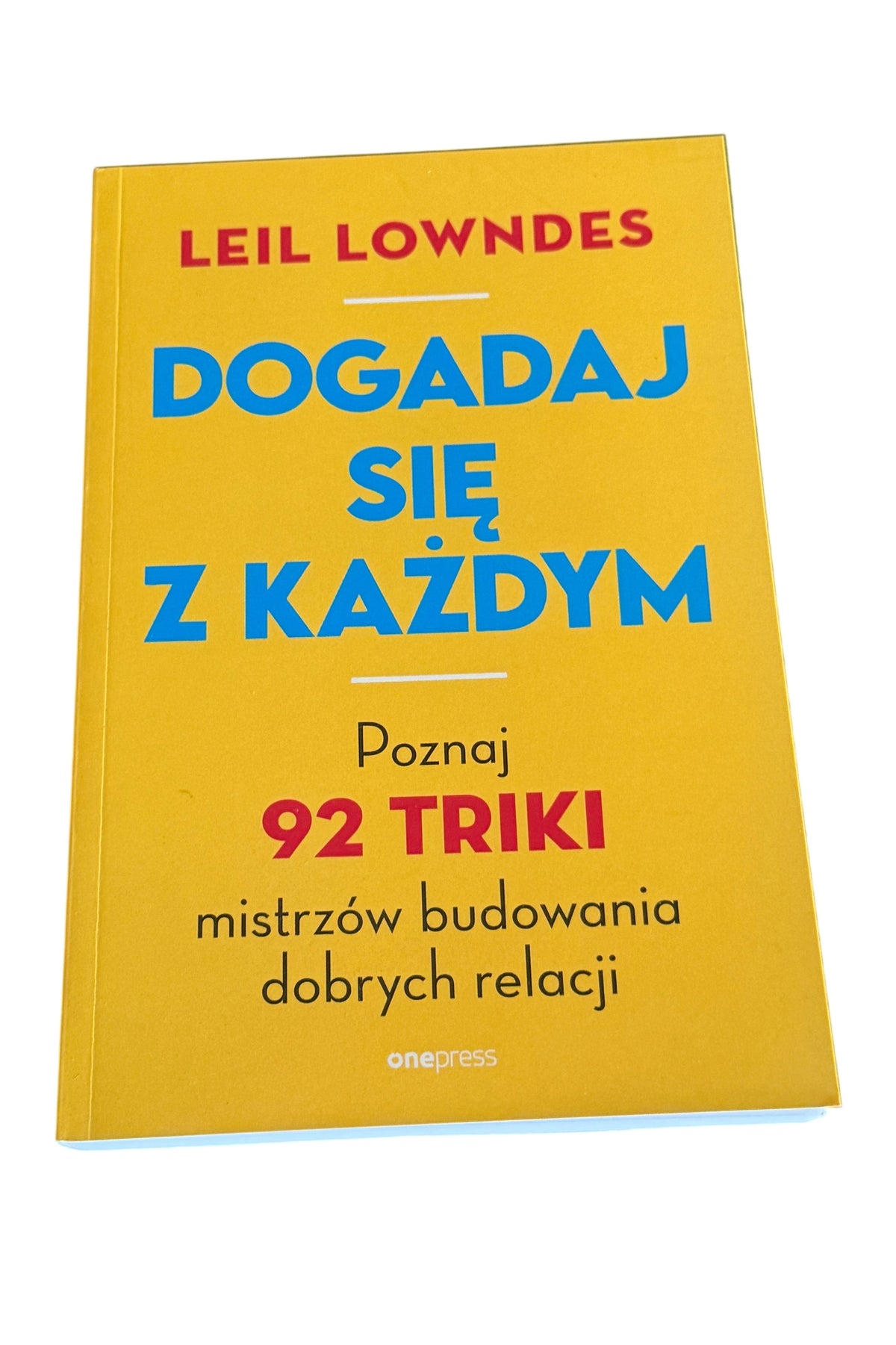 Polish 🇵🇱 Book - Leil Lowndes - Dogadaj sie z kazdym - Next Day Delivery