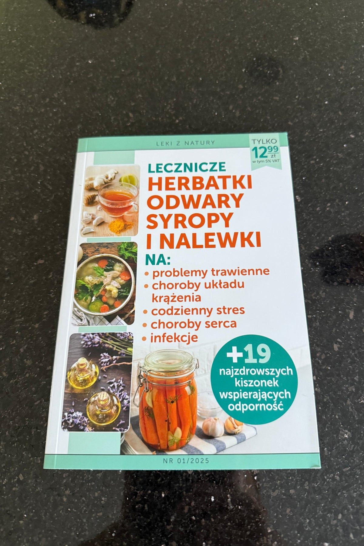 Polish 🇵🇱 Book - Leki z natury - Lecznicze herbatki odwary syropy i nalewki