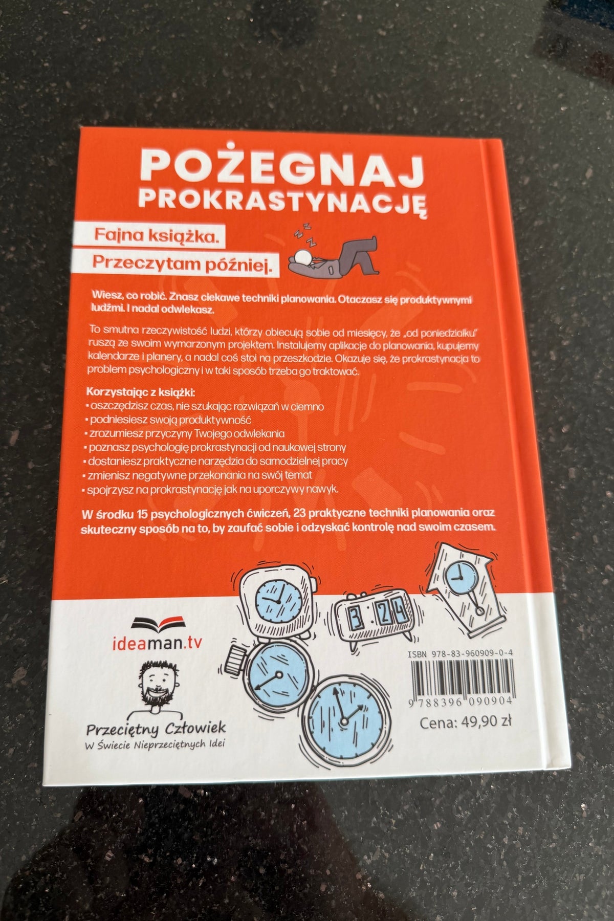 🇵🇱Polish Book - Leszek Cibor - Pożegnaj Prokrastynacje Pozegnaj Prokrastynację