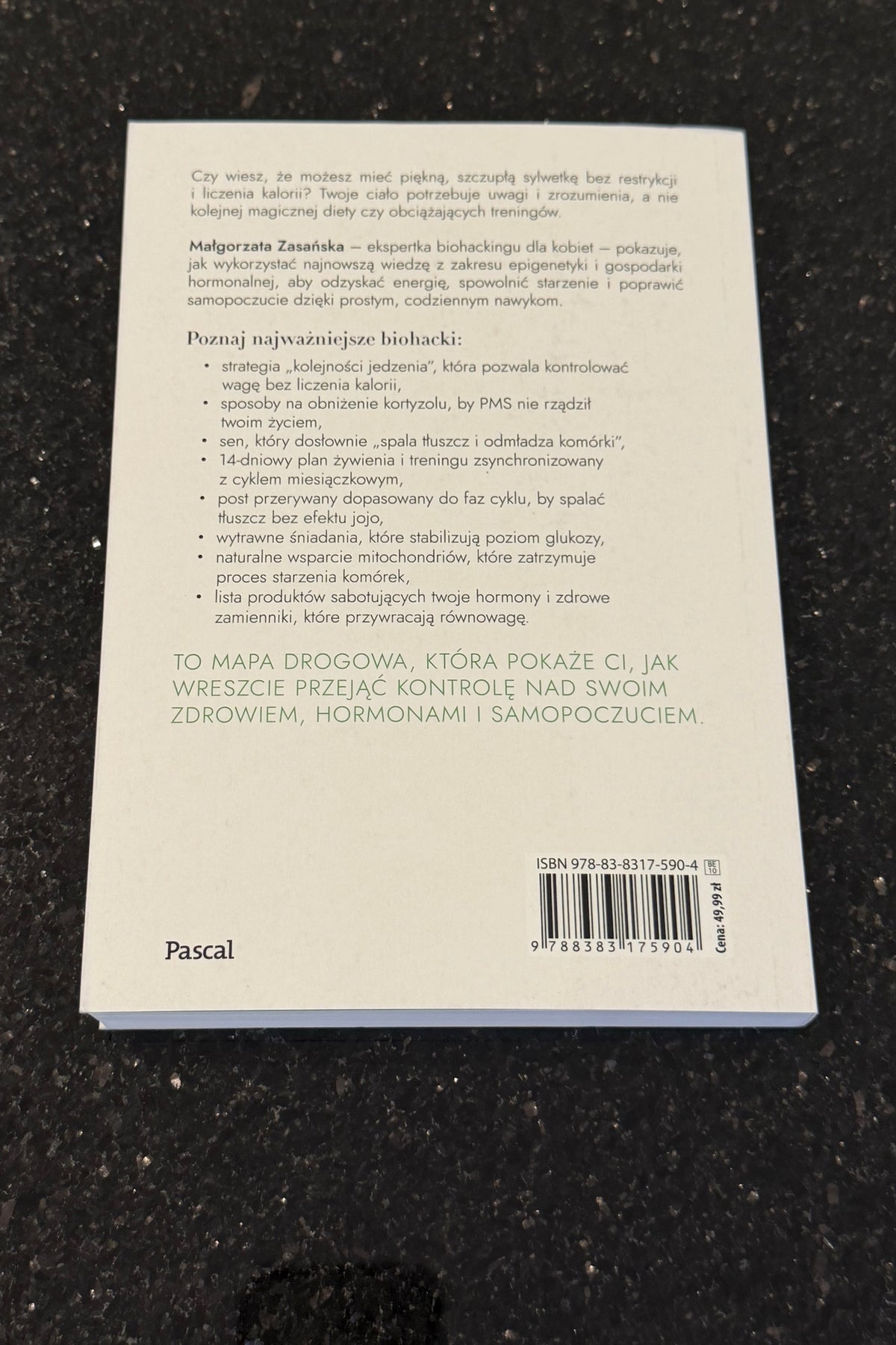 🇵🇱Polish Book - Malgorzata Zasanska Zasańska - Kobiecy Biohacking