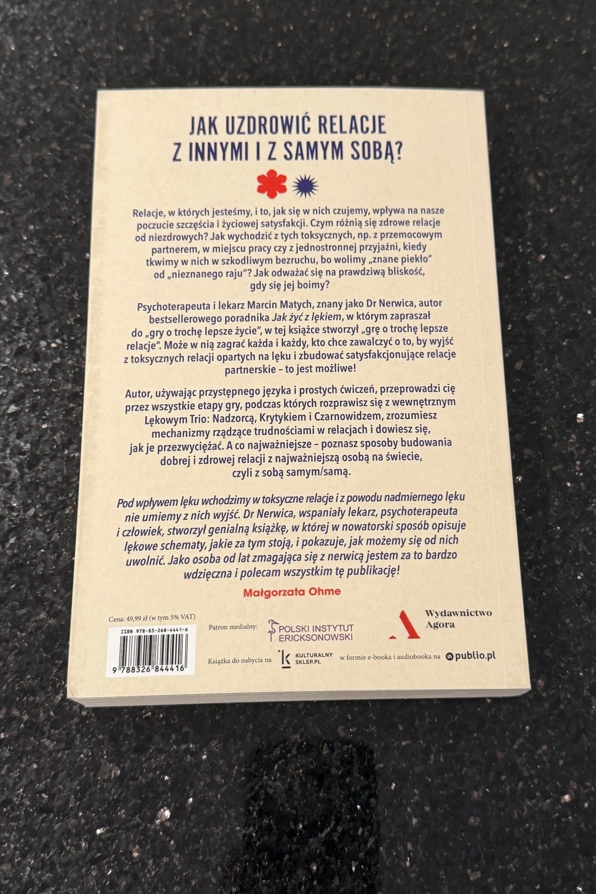 🇵🇱Polish Book - Marcin Matych Dr.Nerwica - Bliskosc i lek Bliskość i lęk