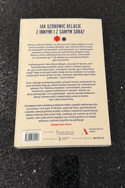 🇵🇱Polish Book - Marcin Matych Dr.Nerwica - Bliskosc i lek Bliskość i lęk