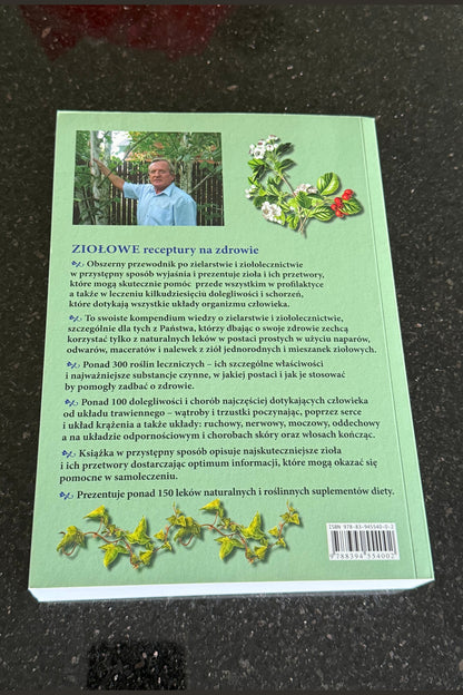Polish 🇵🇱 Book - Mariusz Emanuel Sanderski - Ziolowe Ziołowe Receptury Na Zdrowie