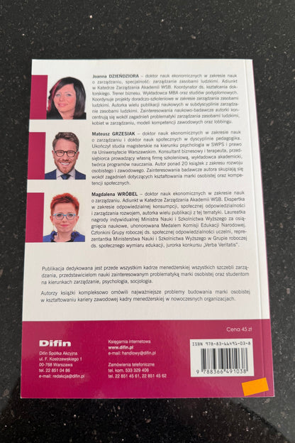 🇵🇱Polish Book - Mateusz Grzesiak - Marka Osobista w kształtowaniu kariery osobistej i kadry menedżerskiej